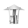 QWORK® 304 Edelstahl schornsteinabdeckung, 80mm, Regenhaube für den Schornstein