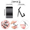 PEUTIER 10pcs Cubicle Hooks, Metal Push Pin Hooks Fabric Panel