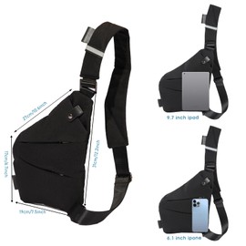 Ovecat Unisex Anti Theft Sash Sling Crossbody Bag
