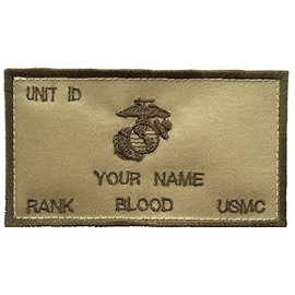 TacticalStitches.com Flak Jacket Identification Patch/Tag with Fastener