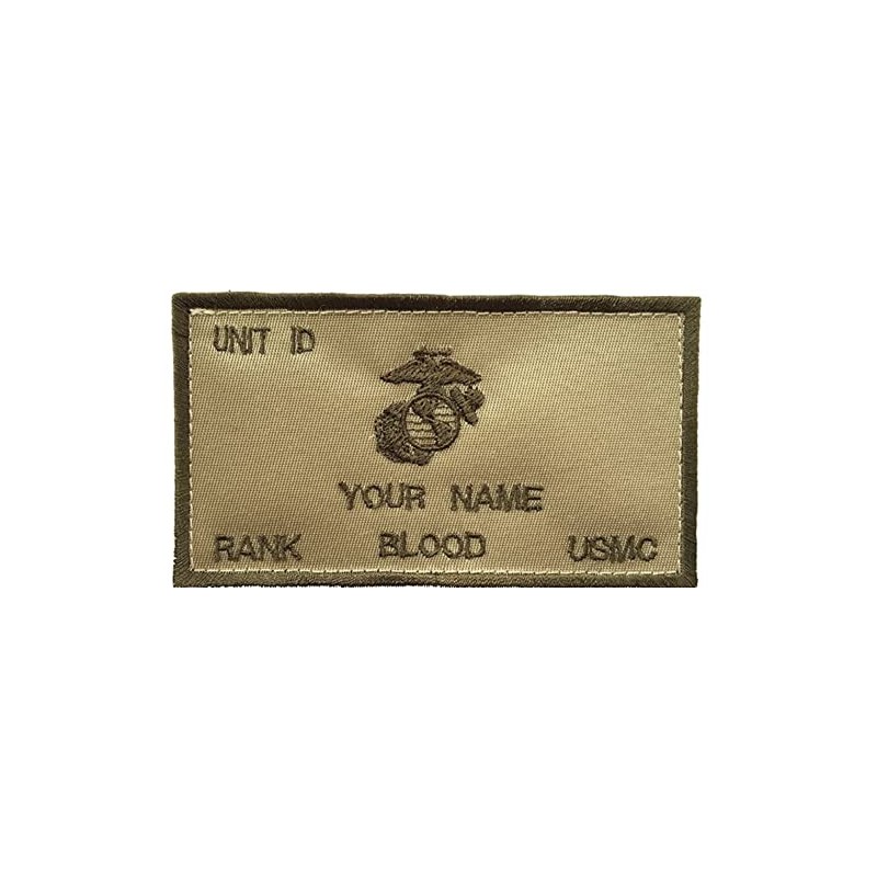 TacticalStitches.com Flak Jacket Identification Patch/Tag with Fastener
