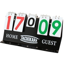 Tachikara Porta-Score Flip Scoreboard , 17.25"Lx 1.75"Wx 8"H