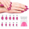 Presione En Las Uñas, 576 Piezas de Uñas Postizas Cuadradas