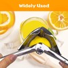 Lemon squeezer stainless steel,Handheld citrus Squeezer with Built-in Strainer,Max lime