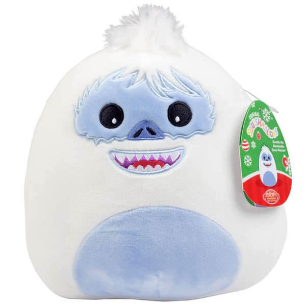 Squishmallows 8" Abominable Snowman - Officially Licensed Kellytoy Christmas Plush - Collectible Soft & Squishy Stuffed Animal Toy - Rudolph The Red Nosed Reindeer - Gift for Kids, Girls & Boys