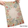 Banchif Washable Double-Sided Placemats, Set of 6, Spring Eucalyptus Leaf