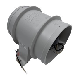 Paragon Helmet Air Blower Motor, 12V, 4.3 amp, 240 CFM, Plastic, Gray, Each