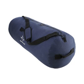 WHITEDUCK HOPLITE Heavy Duty Military Canvas Duffel Bag, Military & Army Cargo Style, Foldable Tactical Outdoor Bag Duffle bag- Outdoors, Travel, Storage (Blue, X-Large 30" x 50")