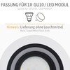SSC-LUXon Matapo Design Recessed Ceiling Spotlight with Light Ring Socket