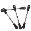 4pcs RC Steering Tie Rod Adjustable Rear Upper Linkage Rod