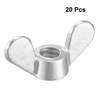 uxcell 3/16" Wing Nuts Zinc Plated Fasteners Parts Screws Cymbals