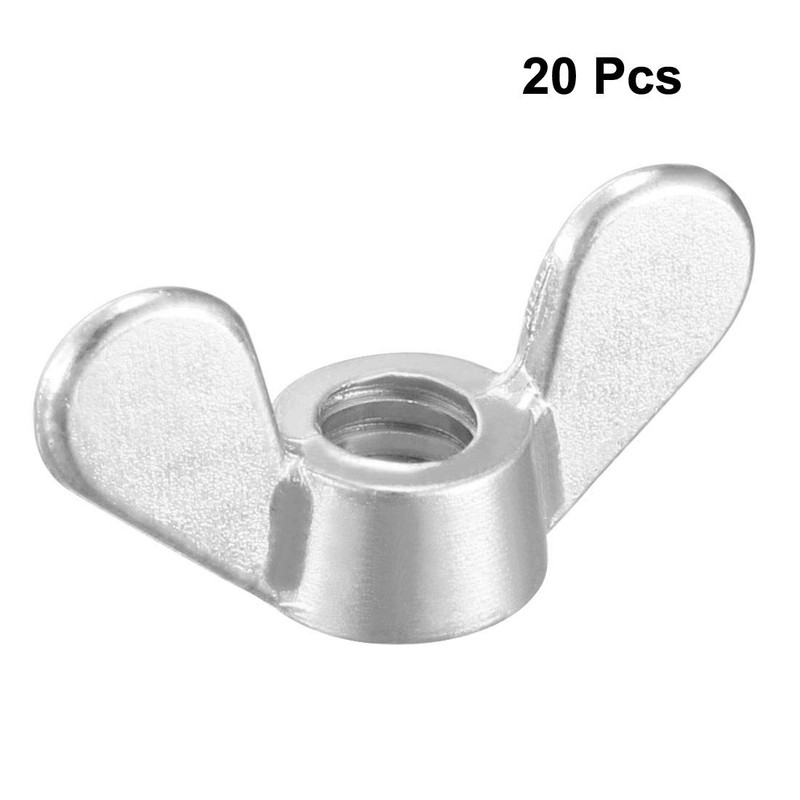 uxcell 3/16" Wing Nuts Zinc Plated Fasteners Parts Screws Cymbals