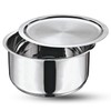 Vinod Cookware Indian Stainless steel Multipurpose Tope with Lid -