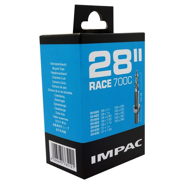Schwalbe IMPAC SV28"Race Tubes 20/28-622/630,Black