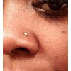 QWALIT Silver Nose Stud 20g Threadless Nose Stud 20 Gauge