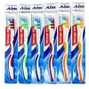 Aim Massage Pro Soft Bristle Standard Toothbrush 6 Pack Individually
