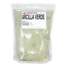 🔥 Arcilla verde 1 kilo tipo de piel universal  Vitaminas y Minerales