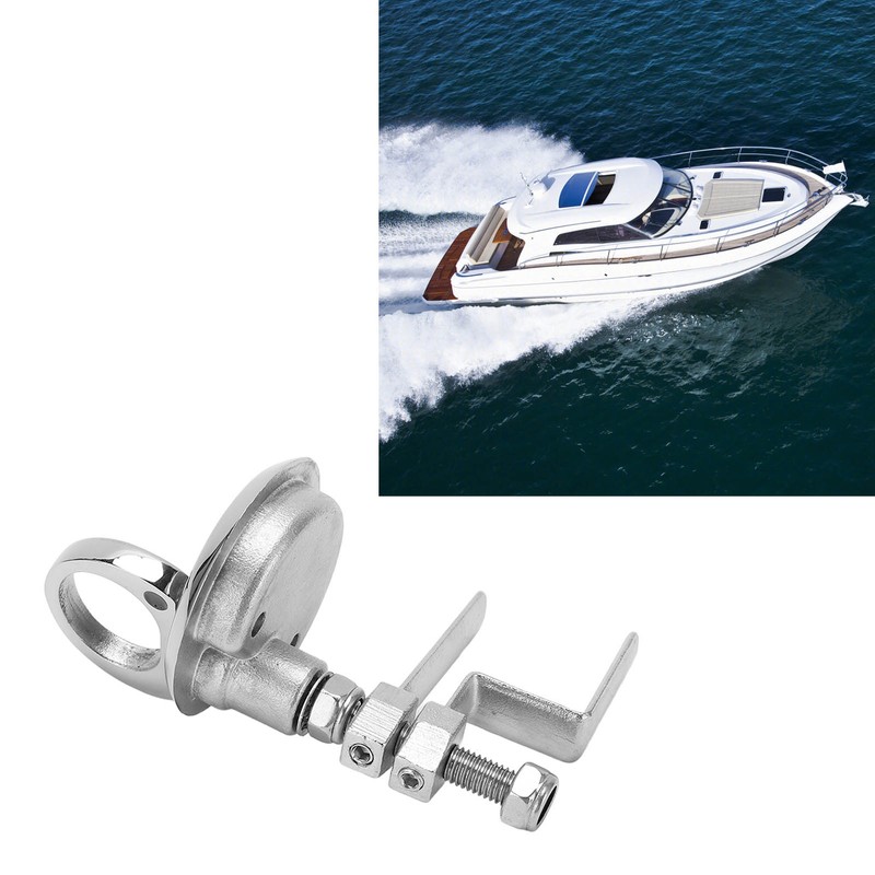 Stainless Steel Marine Deck Floor Lock Highly Polishing Yacht Boat