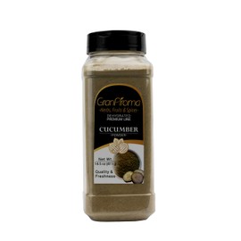 GranAroma Cucumber Powder, Nutrient Rich, Pasta and Soup (14.5 Ounce)