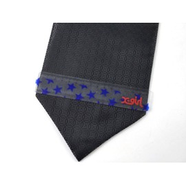 F NODE Ascot Tie Men's Scarf Oriental Asian Italian, Asian Geometric Black 1
