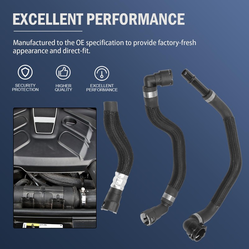 68199254AA Heater Hose Kit fits Grand Cherokee 2014-2018 200 2015-2017
