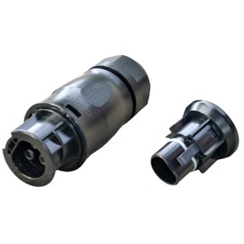 Yubaoly Betteri BC01 Power Connector Socket Mains Plug with End Cap in Set IP67 3-Pin 524-DE2