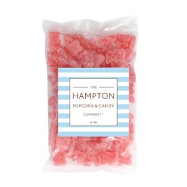 The Hampton Candy Company Cosmopolitan Gummy Bears (Non-Alcoholic), 1 Pound Bulk Bag, Red Gummy Bears, Red Candy