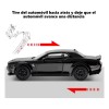 Dodge Challenger Hellcat Metal Escala 1:32 Luz Y Sonido Base.