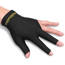 Billiard Gloves with 3 Fingers Snooker Cue Gloves for Men and Women Billiard Shooters Carom Pool Snooker Cue Sports Elastic Lycra