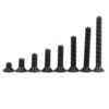 M3 Hex Countersunk Screws, 200 Pcs M3 Countersunk Countersunk Hex