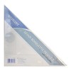 Westcott Student Grade Polystyrene Triangle, 45 and 90 Degrees, 10