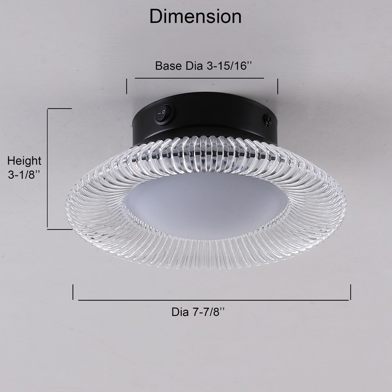 Maichis RV 7-7/8inch Super Slim LED Pendant Ceiling Light Fixture