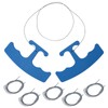 NEWISHTOOL PlateLine Remover Car Emblem Removal Tool with 5PCS 60CM