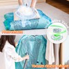 TAILI Hanging Vacuum Storage Bags for Clothes, 4 Packs (135x70cm),