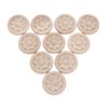 MUXSAM 10Pcs Wood Carved Applique Corner Onlay Central Flower Frame