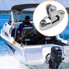 Amadget 2 Pcs Boat Top Bimini Deck Hinge Swivel Side