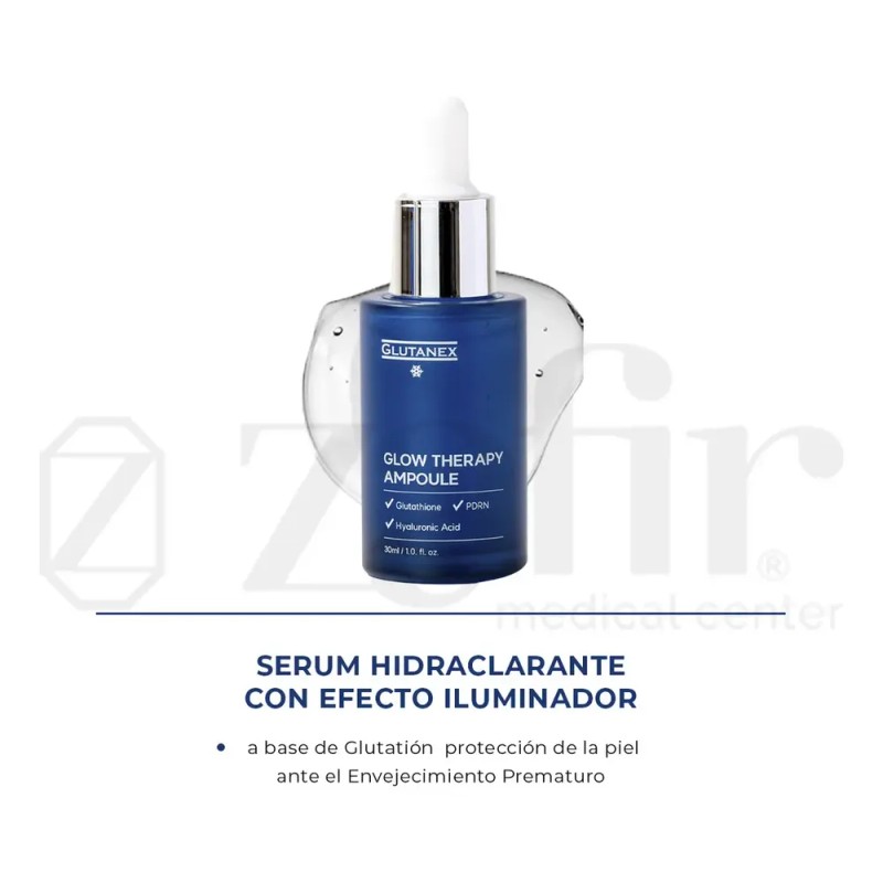Sérum Glutanex Glow Therapy 30ml Iluminador Antioxidante Rostro