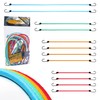 fuxton Set of 12 Tie Down Straps with Hooks, 4