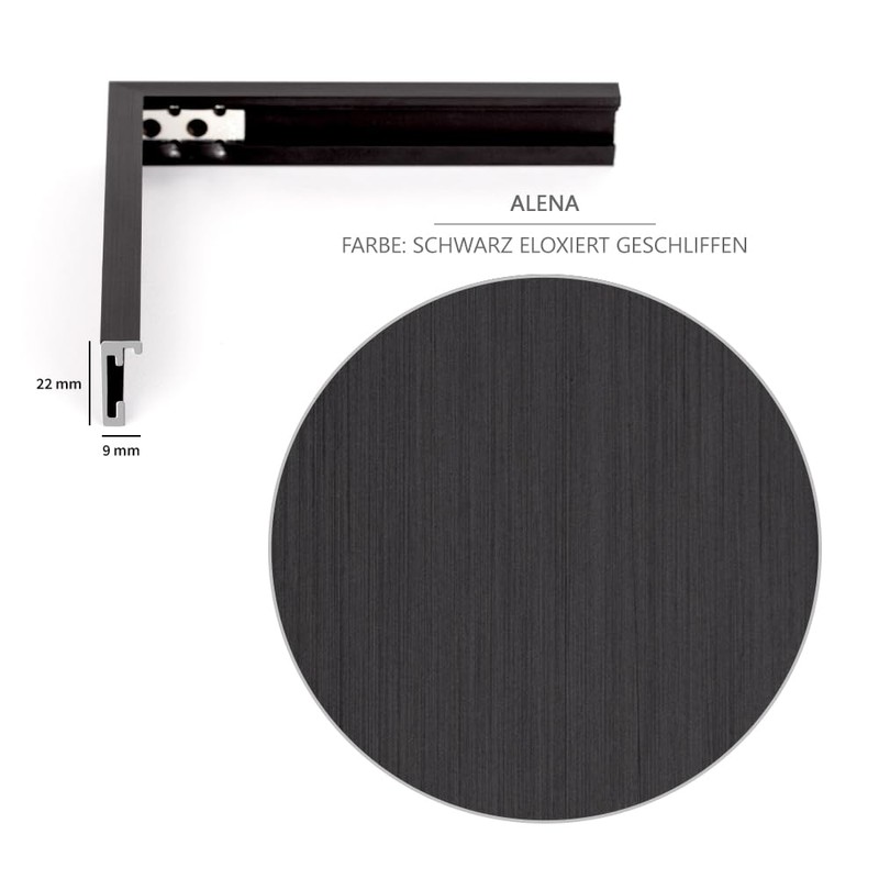 HaakDesign Alena Slim Aluminium Picture Frame 25 x 25 cm