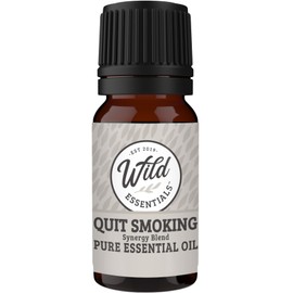 Wild Essentials Quit Smoking 100% Pure Essential Oil Synergy Blend - 10ml, Premium Grade, Use tor Help Quench Cravings The Natural Way! Made and Bottled in The USA