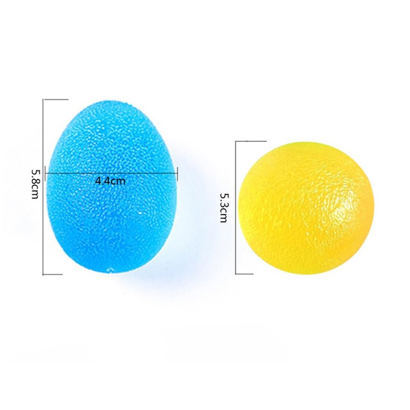 6 Pcs Egg shaped Finger Training Ball RUIFUNETEK Squeeze Ball