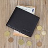 Nestron Men's Genuine Leather Wallet with RFID Protection Black