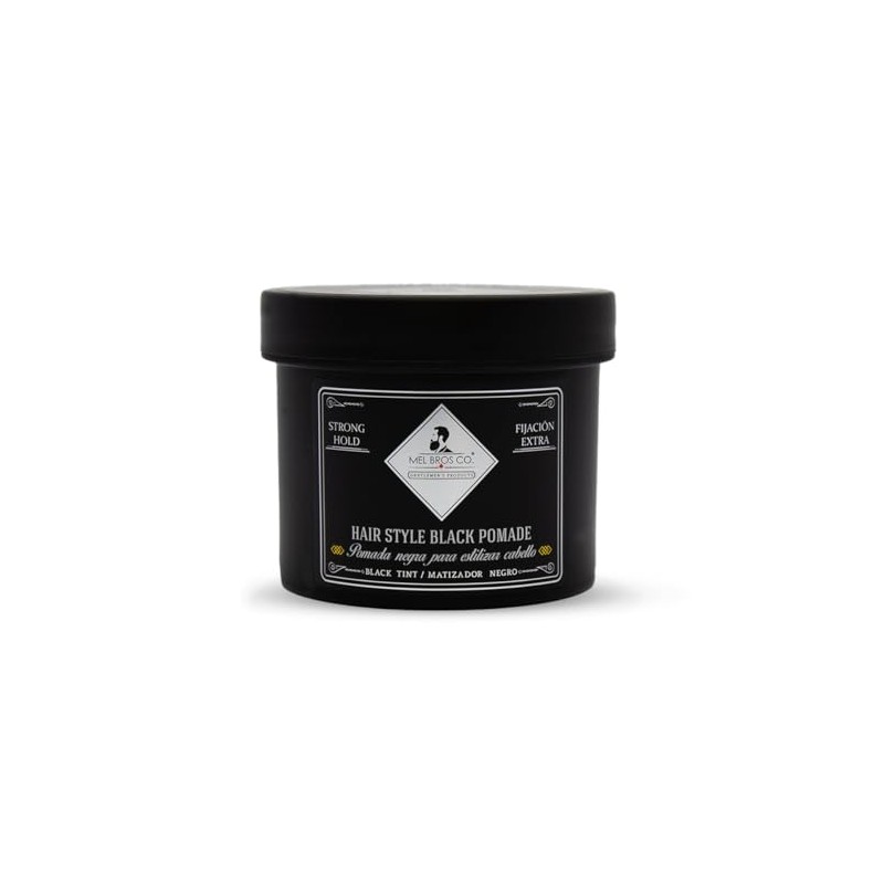 MEL BROS CO. - Hair Style Black - Pomada negra