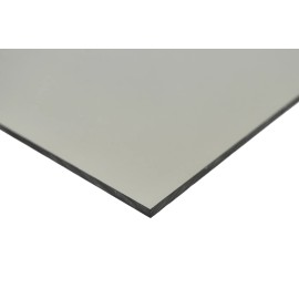 BuyPlastic 7130 Gray Polycarbonate Plastic Sheet  3/16" x 12" x 48" Lexan panel