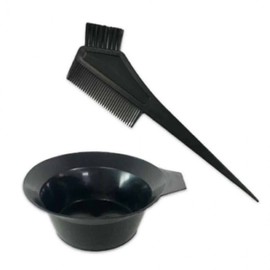 Disposable Hair Coloring Bowl and Comb Dye Kit 1 - Dye Comb 9ea