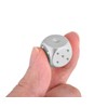 SCSpecial Aluminum Alloy Dice 5 Pieces 16mm Portable Metal Dices