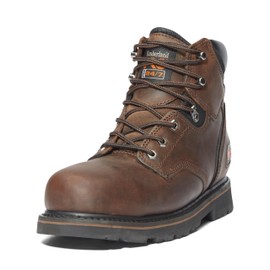 Timberland PRO Men's Pit Boss 6 Inch Steel Safety Toe Industrial Work Boot, Brown-2024 New, 11.5 Wide