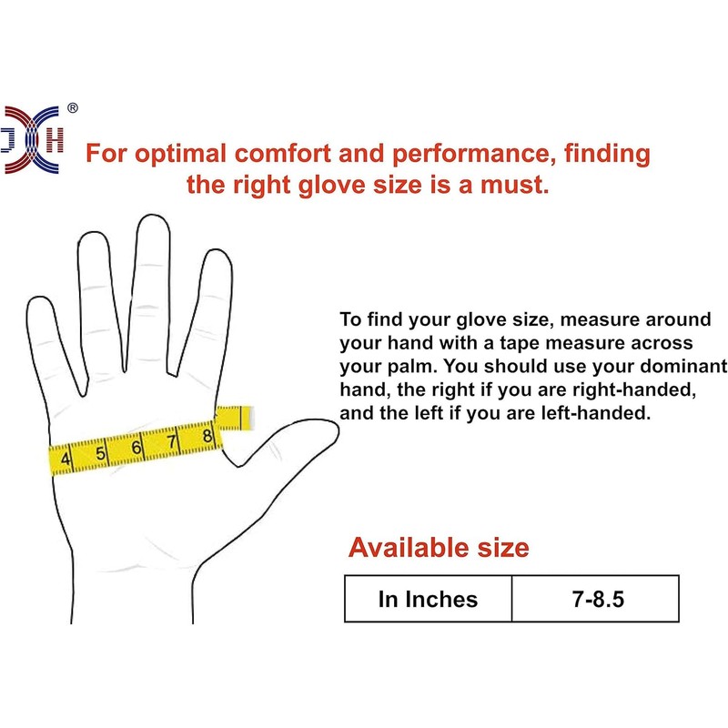 J H Heat Resistant Oven Glove:EN407 Certified 932 °F, 2