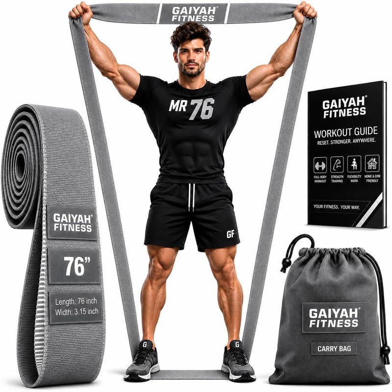 Long Resistance Bands for Working out Women, Fabric Resistance Band,