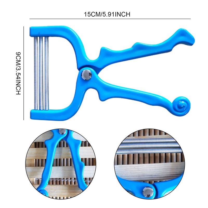 NITAIUN 4 Pieces Spring Facial Hair Remover Manual Epilator Spring
